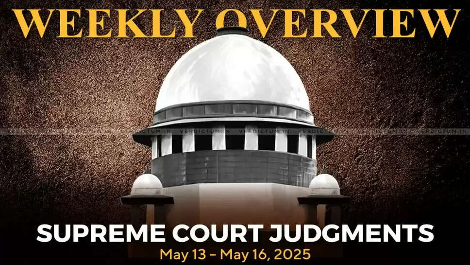 High Court Judgment 2025